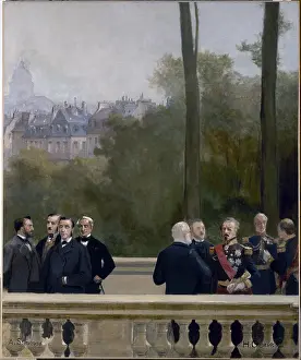 Gervex: Group of three men in uniform