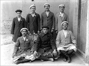 Berets: Group of Middle Eastern men