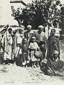 Tangiers: Group of Moors - Tangiers, Morocco