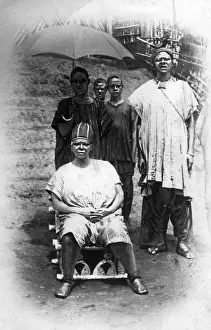 Referred: Group of natives in Cameroon, 1904