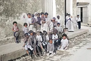 A group of natives in Havana, Cuba