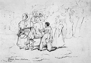 D Oyly: Group from Nature, 1833