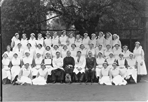 Downes: Group of nurses, doctors, senior nurse and dog