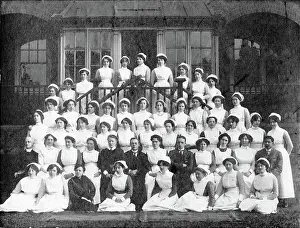 Rugs: Group of nurses and hospital staff