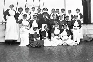 Include: Group of nurses on ship