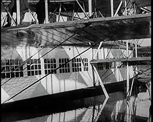 Caproni: A Group of Passengers Boarding The Caproni Flying Boat