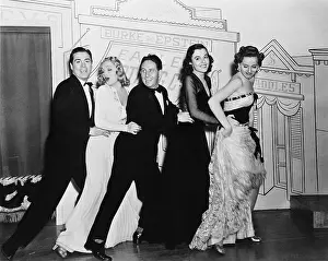 Spontaneity: Group of people in conga line