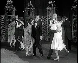 Rubbing: A Group of People Dancing the Charleston. One