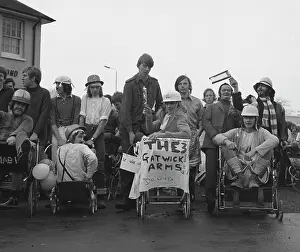 Tony Boxallfrps: Group of people from the Gatwick Arms pub