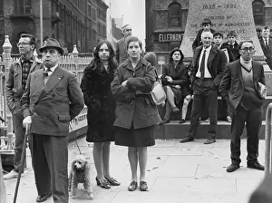 Poodles: Group of people in a Manchester street