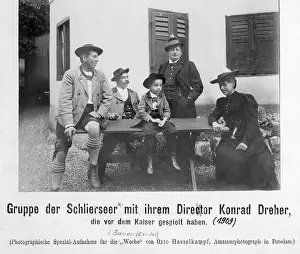 Konrad: A group of people from Schliersee, 1909