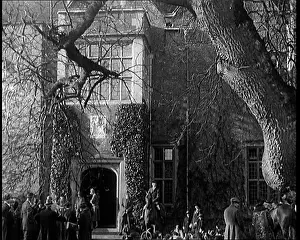 Chequers: A Group of People Standing Outside Chequers