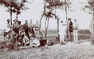 Xiii: Group photo, 8th Battery RFA Camp, Bangalore, India