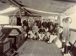 Managers: Group photo on Cable Ship John Pender, Gibraltar
