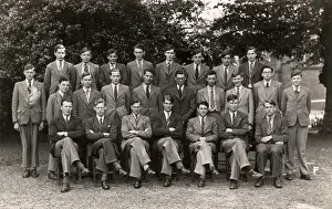 Bootham: Group photo, pupils at a school