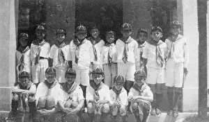 Bahamas: Group photo, wolf cubs, Bahamas