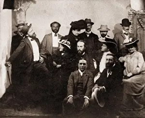 Halfway: Group picture, time of Vienna Secession foundation