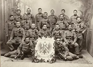 Riva: Group-portrait of the 2nd Field-company of the 3rd
