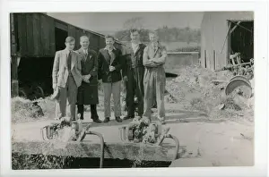 Gobowen: Group portrait including Lawrence Hathaway