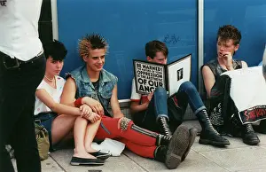 Sense: Group of punks on a Saturday in Stockport
