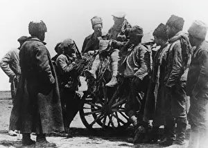 Crowding: Group of Red Army soldiers