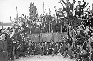 Anarchist: A group of Republican militiamen, 1936