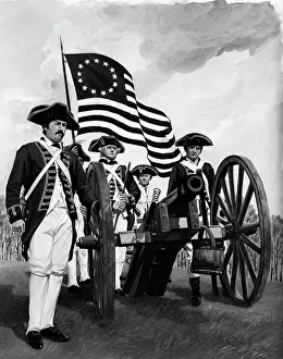 Regimented: Group Of Four Revolutionary War
