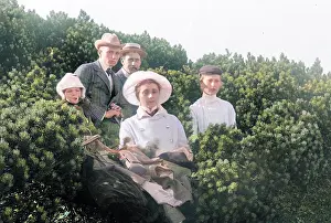 Schneeberg: Group in shrubs on Schneeberg, Austria