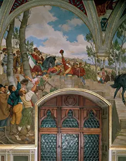 Teano: A group of soldiers and
