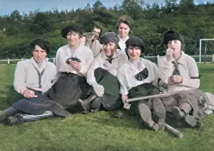 Shinpads: Group of sportswomen