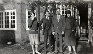 Vanessa Wagstaff: A group standing in front of a house