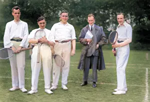 Moorfield: Group at tennis match