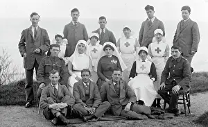 Matron: Group of Voluntary Aid Detachment (VAD) nurses