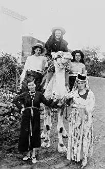 Group of women with camel, Canary Islands