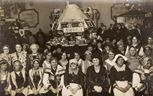 Harlesden: Group of women in national costume