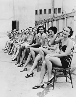 Conformity: Group of women sitting together on chairs