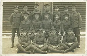 1914 1918: Group of World War I soldiers