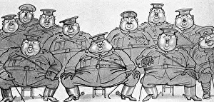 Portly: Our Growing Army by H. M. Bateman
