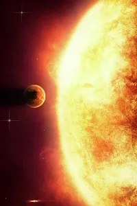 Destroy: A growing Sun about to burn a nearby planet
