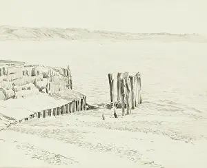 Groyne: Groynes on the seashore