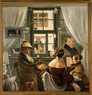 Selfportrait: G?ser, Karl Friedrich, (