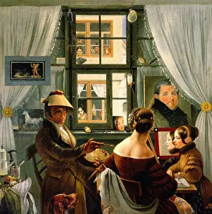 Selfportrait: G?ser, Karl Friedrich, (