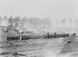 Brandy: Guard mount in camp of 114th Pennsylvania Inf'y. - Brandy St