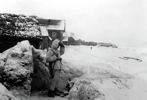 Observe: Guard post at Lake Ilmen, 1943