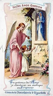 GUARDIAN ANGEL AT SHRINE