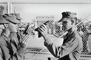 Handguns: Guards, Guantanamo Bay, U.S. naval base, Cuba