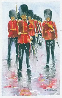 Guardsmen: Guardsmen in the rain