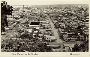 Guayaquil: Guayaquil, Ecuador - Partial panoramic view of the city