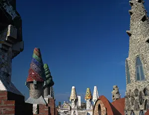 Cornet: Guell Palace. Barcelona. Spain