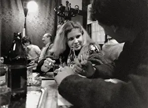 Hawelka: Guests in Cafe Hawelka in Vienna